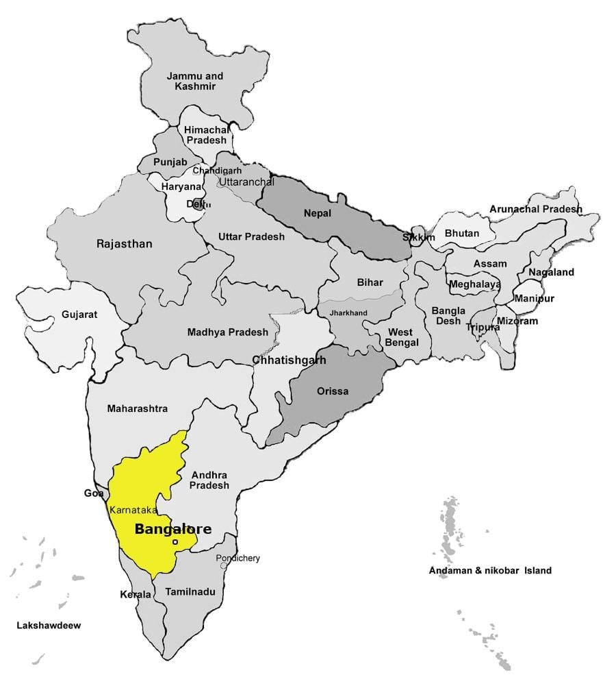 ramani ya Bangalore india