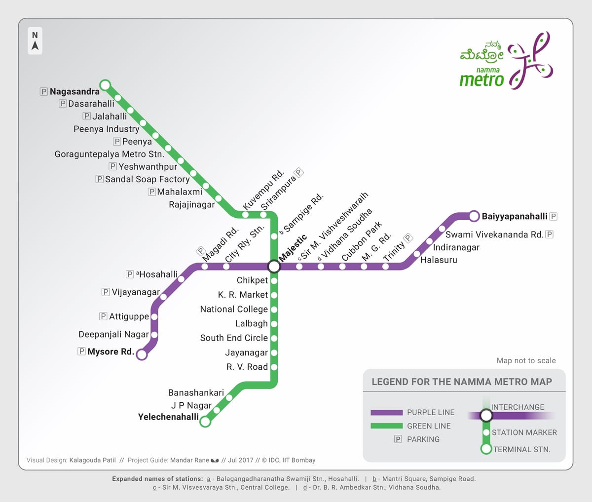 metro ramani ya Bangalore