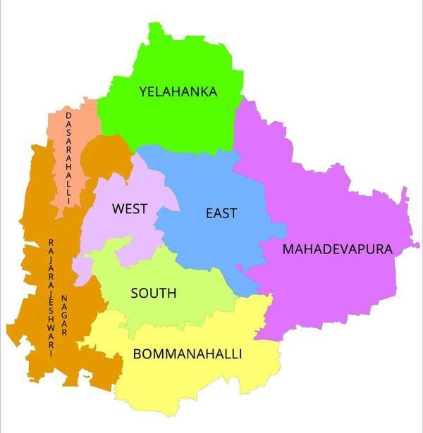 Bangalore BBMP kata ya ramani