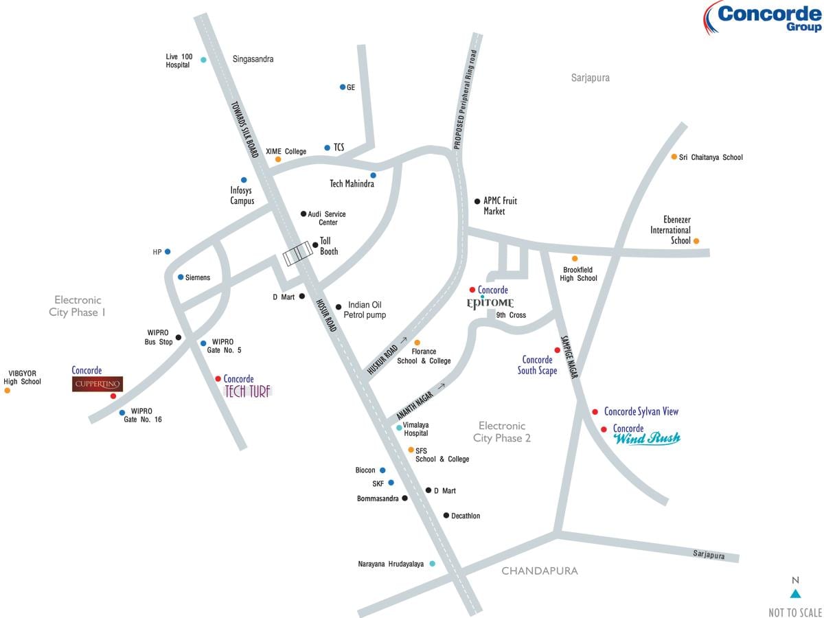 ramani ya umeme ya mji wa Bangalore